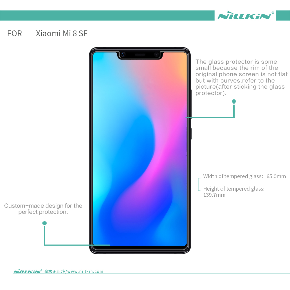 NILLKIN-H-Anti-Explosion-Tempered-Glass-Screen-Protector-For-Xiaomi-Mi8-SE-588-Non-original-1309640-11
